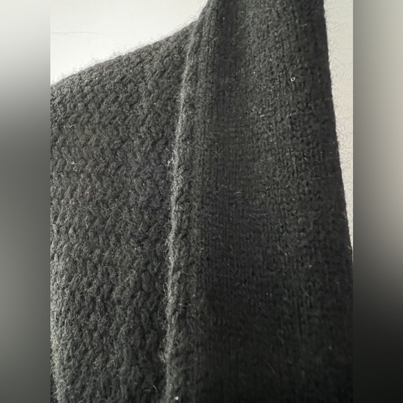 Vince Black Cotton Yak and Wool blend Cardigan Sweater size small - Picture 4 of 12